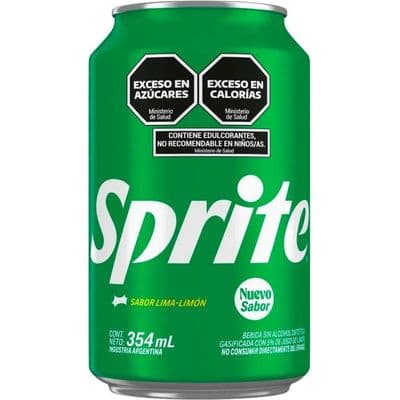 Gaseosa Sprite lima limón 354 ml