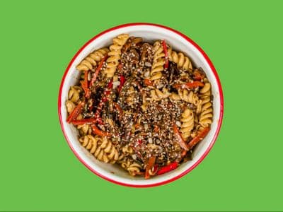 Wok de fideos tirabuzon