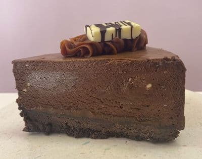 Porción de postre mouse