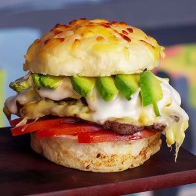 Hamburguesa Con Palta