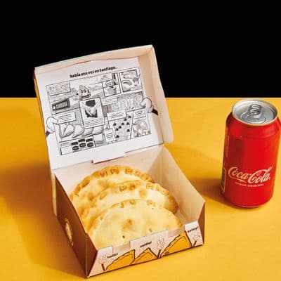 Pack 3 empanadas + Lata 354 ml