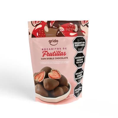 Bocadito Grido - Frutilla Doble Choc. x120g