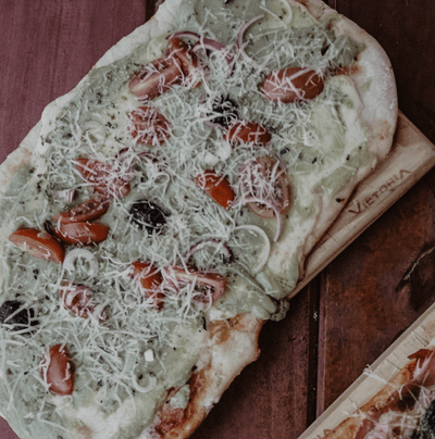 Pizza de Guacamole 8 porciones