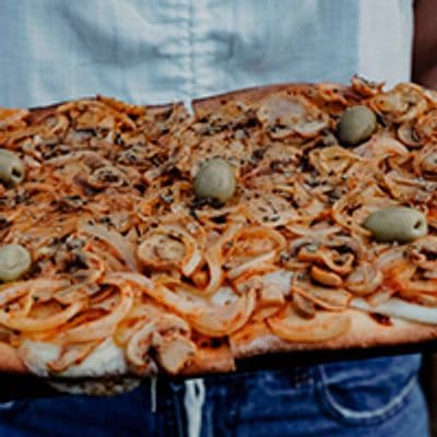 Pizza Champignon 4 porciones