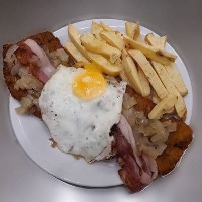 Milanesa a la riojana