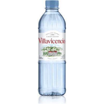 Agua sin gas Villavicencio 500cc