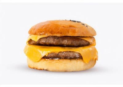 Doble cheddar grande + fritas