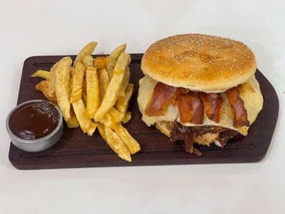 Hamburgextra bondiola y bacon