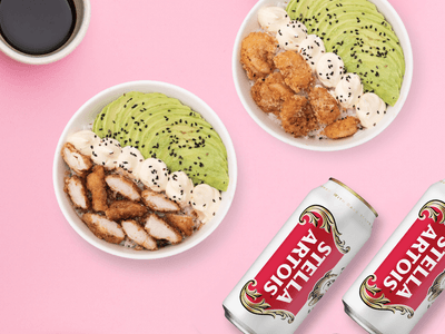 2 baby sushi salad + bebidas