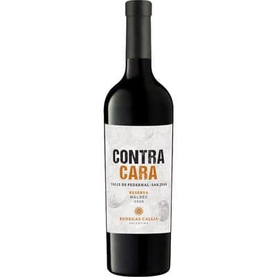 Vino Tinto Contra Cara Malbec 750 ml